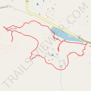 Boy Scout Trail loop trail, distance, elevation, map, profile, GPS track