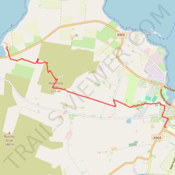 Orkney Mainland Hike via Wideford Hill trail, distance, elevation, map, profile, GPS track