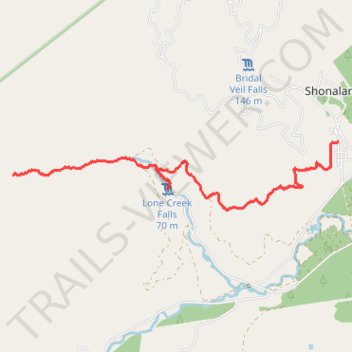 Fanie Botha Ceylon Hut to Maritzbos Hut via Lone Creek Falls trail, distance, elevation, map, profile, GPS track