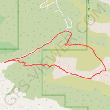 Mount Baldy Loop via Wallace Pond in Chugach State Park trail, distance, elevation, map, profile, GPS track