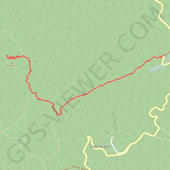 Mount Dunn trail, distance, elevation, map, profile, GPS track