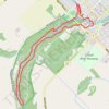 Elora Gorge hiking & exploring trail, distance, elevation, map, profile, GPS track