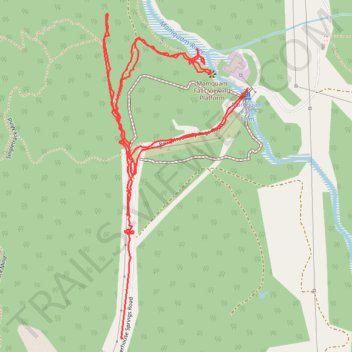 Mamquam Falls trail, distance, elevation, map, profile, GPS track