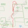 Lost Smith Trail trail, distance, elevation, map, profile, GPS track