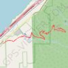 Angel's Rest Trail in Columbia River Gorge National Scenic Area trail, distance, elevation, map, profile, GPS track