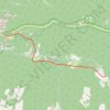 Hike back from Lyell fork of Tuolumne River along PCT trail, distance, elevation, map, profile, GPS track