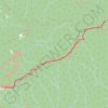 Charlies Bunion via Appalachian Trail from Newfound Gap in Great Smoky Mountains National Park trail, distance, elevation, map, profile, GPS track