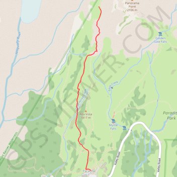 Glacier Vista via Skyline Trail in Mount Rainier National Park trail, distance, elevation, map, profile, GPS track