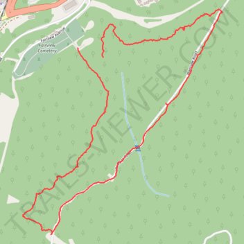 Cemetery Lookout Trail and Wantage Road Trail Loop trail, distance, elevation, map, profile, GPS track