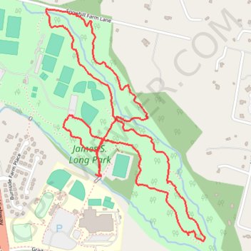 Prince William County Mountain Biking trail, distance, elevation, map, profile, GPS track