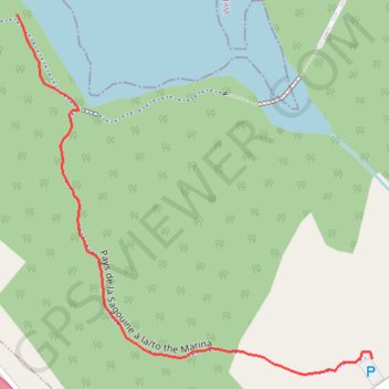 Sentier de la Sagouine à la Marina trail, distance, elevation, map, profile, GPS track