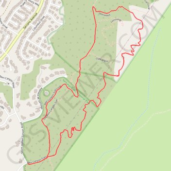 Weir Canyon Trail Loop trail, distance, elevation, map, profile, GPS track