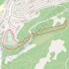 Grande Cache forest loop walk trail, distance, elevation, map, profile, GPS track