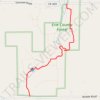 Orange trailblazed trail in the Erie County Forest trail, distance, elevation, map, profile, GPS track
