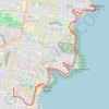 Bondi Beach - Coogee Beach trail, distance, elevation, map, profile, GPS track