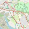 Kilwinning, Scotland to Irvine trail, distance, elevation, map, profile, GPS track