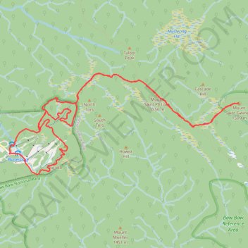 Snow Gum Run Mount Baw Baw trail, distance, elevation, map, profile, GPS track