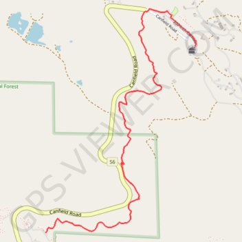 Palomar Observatory trail, distance, elevation, map, profile, GPS track