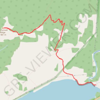 Yates Mountain trail, distance, elevation, map, profile, GPS track