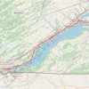 Cornwall - Salaberry-de-Valleyfield trail, distance, elevation, map, profile, GPS track