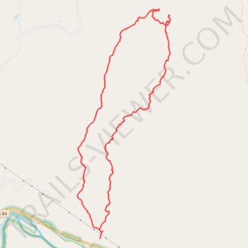 Red Wash Canyon Loop - Carson National Forest trail, distance, elevation, map, profile, GPS track