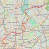 Northern Section of Green Link Walk from Epping Forest to Smithfield Market trail, distance, elevation, map, profile, GPS track