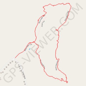 Black Eagle Trail - Mountain Zebra National Park trail, distance, elevation, map, profile, GPS track