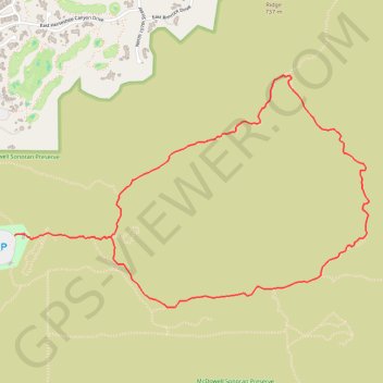 Gateway Loop trail, distance, elevation, map, profile, GPS track