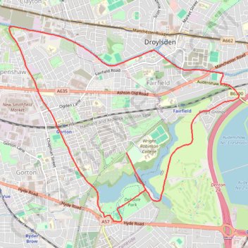 Gorton Loop trail, distance, elevation, map, profile, GPS track