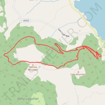 Killlaloe MTB trails trail, distance, elevation, map, profile, GPS track
