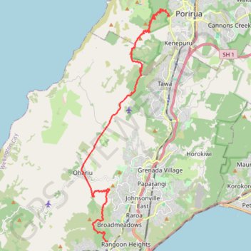 Colonial Knob - Mount Kaukau trail, distance, elevation, map, profile, GPS track