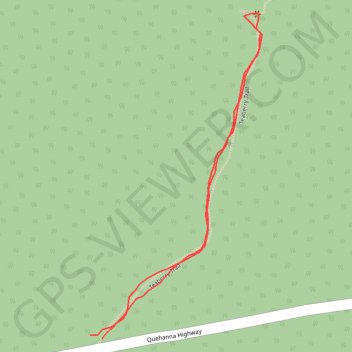 Teaberry Trail trail, distance, elevation, map, profile, GPS track
