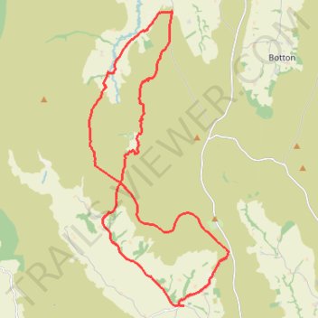 Church Houses Loop Mountain Biking trail, distance, elevation, map, profile, GPS track