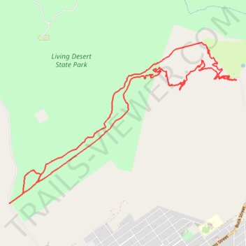 Broken Hill MTB Nine Mile Extension trail, distance, elevation, map, profile, GPS track