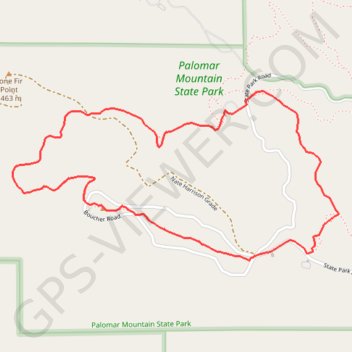 Boucher Fire Lookout trail, distance, elevation, map, profile, GPS track