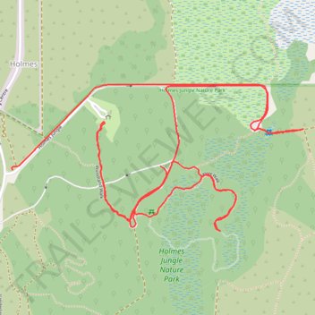 2026-10-24_09-56_Satholmes jungle trail, distance, elevation, map, profile, GPS track