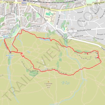White Wells Loop trail, distance, elevation, map, profile, GPS track