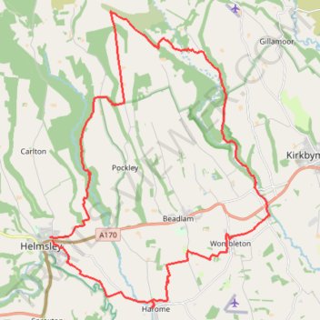 St Gregory's loop trail, distance, elevation, map, profile, GPS track