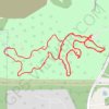 Hampton Hills MTB A, B, and C loops, multiband x2 trail, distance, elevation, map, profile, GPS track