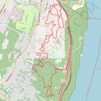 Alpine Rockleigh trail, distance, elevation, map, profile, GPS track
