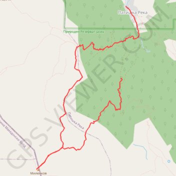 Milenkov Kamen (Karadzica) trail, distance, elevation, map, profile, GPS track