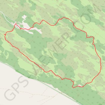Deliblatska peščara: Bracina staza trail, distance, elevation, map, profile, GPS track