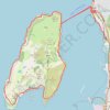 Around Great Cumbrae trail, distance, elevation, map, profile, GPS track